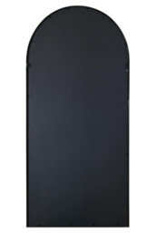 "Mirroroutlet Arcus - Antique Black Framed Arched Window Leaner / Wall Mirror 71"" X 33.5"" (180X85Cm)" - thumbnail 7