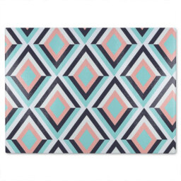 Benjamin Tate Design Geometric Pattern Glass Chopping Boarddesigner Style - thumbnail 1