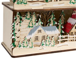 Beliani Christmas Decoration Led Bolkesjo 39 Cm Light Brown - thumbnail 8