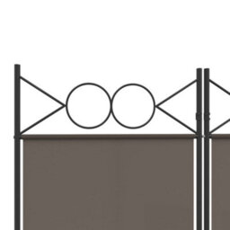 Berkfield 5-Panel Room Divider Anthracite 200X200 Cm Fabric - thumbnail 7