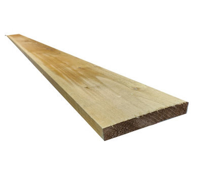 Snowdon Timber Treated 6X1 Inch Gravel Board (T) 22mm (W) 150mm (L) 2.4M - image 1