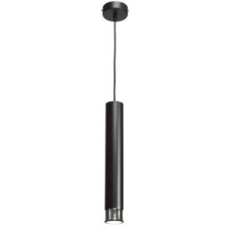 Milagro Dani Black/chrome Pendant 1Xgu10 Elegant Modern Hanging Ceiling Lamps Enhanced Beautifully With Chrome Detail - thumbnail 4
