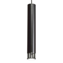 Milagro Dani Black/chrome Pendant 1Xgu10 Elegant Modern Hanging Ceiling Lamps Enhanced Beautifully With Chrome Detail - thumbnail 2