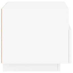 Vidaxl Bedside Cabinets With Led Lights 2 Pcs White 40X39X37 Cm - thumbnail 9
