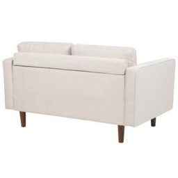 Beliani Sofa 2 Seater Nurmo Fabric Light Beige - thumbnail 5