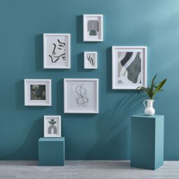 GoodHome Matt White Pine Effect Plain Single Picture Frame (H)42.6Cm X (W)32.6Cm - thumbnail 4