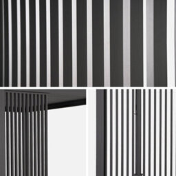 Sweeek - Louvered Pergola Aluminium 4 X 3M + 3 130Cm Vertical Louver Panels Anthracite - Triomphe - thumbnail 8