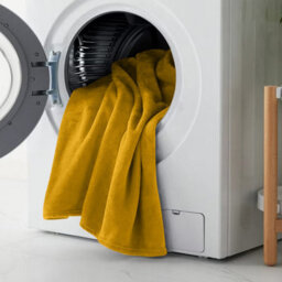 Bedlooms Ochre Blanket, Reversible & Lightweight Couch & Bed Throw Blanket, King 200X240Cm - thumbnail 7