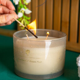 Nicola Spring Green Pomelo & Passion Fruit Scented Candle 350G 38H Natural Double Wick Soy Wax Aromatherapy Candle Home Fragrance - thumbnail 6