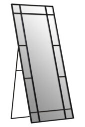 Orsina Tiana Floor Standing Mirror Black Frame - thumbnail 4