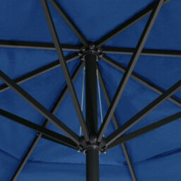 Berkfield Outdoor Parasol With Aluminium Pole 500 Cm Azure Blue - thumbnail 5
