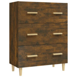 Berkfield Classic Sideboard Smoked Oak 70X34X90 Cm Engineered Wood - thumbnail 1