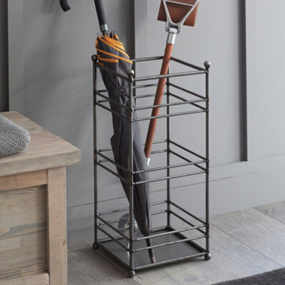 Garden Trading Ckb Ltd Umbrella Stand Holder Metal Floor Rack Free Standing Also For Canes/walking Sticks Hallway Furniture - Crafted In Steel - image 1