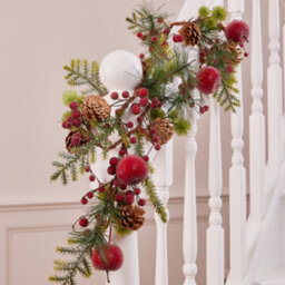 Dibor Country Hedgerow Xmas Table Decoration Christmas Garland 1.8M - thumbnail 5