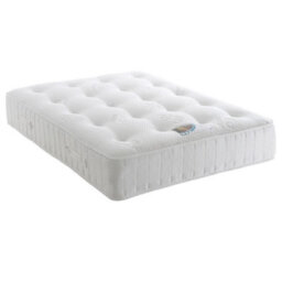Divan Base Direct Dura Beds Tencel 1000 Pocket Sprung Divan Bed Set 4Ft Small Double Large End Drawer- Wool Steel - thumbnail 3