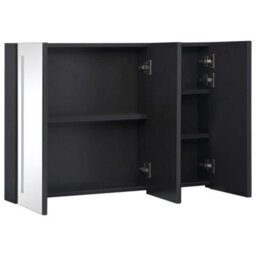 Berkfield Led Bathroom Mirror Cabinet 89X14X62 Cm - thumbnail 5