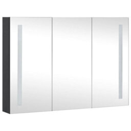 Berkfield Led Bathroom Mirror Cabinet 89X14X62 Cm - thumbnail 3