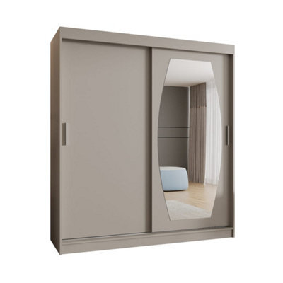 Arte Rossa Sliding Door Wardrobe 180Cm Cashmere - Affordable Storage For Calm Spaces - image 1