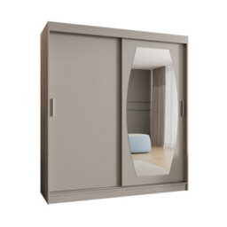 Arte Rossa Sliding Door Wardrobe 180Cm Cashmere - Affordable Storage For Calm Spaces - thumbnail 1