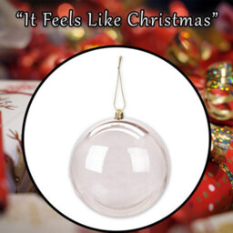 Christmas Bauble Decoration Hanging Tree Ornament X 1 14Cm Rose Gold - thumbnail 7