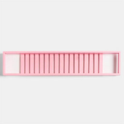 Bamboo Bath Tub Rack Storage Bathroom Caddy Shelf Tray Soap Holder Tidy Unit Pink