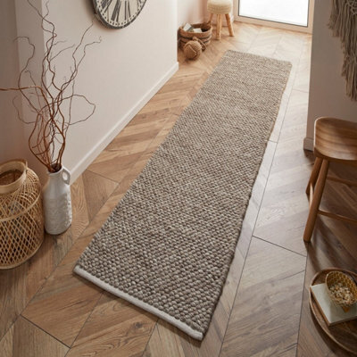 Savannah Textured Grey Runner By Oriental Weaver-120Cm X 170Cm - image 1
