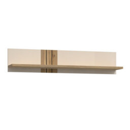 Furniture To Go Grafton Wall Shelf In Cream And Oak - thumbnail 1