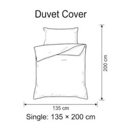 Imperial Rooms Pattern Navy Single Quilt Cover With Pillow Case Set Bedding Linen Premium Bed Cover Set - thumbnail 2