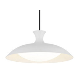Luminosa Lighting Luminosa Rocha Dome Pendant Ceiling Light Matt White Led 3000/4000/6000K - thumbnail 4