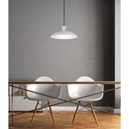 Luminosa Lighting Luminosa Rocha Dome Pendant Ceiling Light Matt White Led 3000/4000/6000K - thumbnail 2