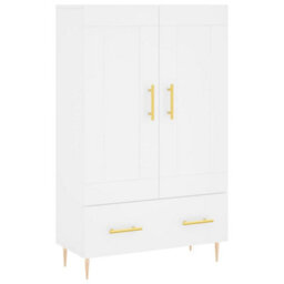 Berkfield Highboard White 69.5X31X115 Cm Engineered Wood - thumbnail 2