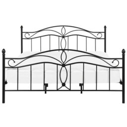 Beliani Bed Metal Antlia 180 X 200 Cm (Eu Super King) Black - thumbnail 5