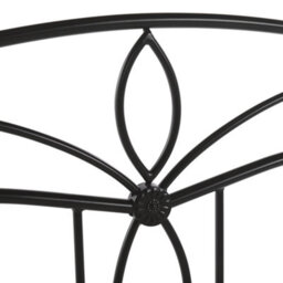 Beliani Bed Metal Antlia 180 X 200 Cm (Eu Super King) Black - thumbnail 8