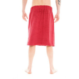 Keanu Mens Wrap Towel Red (S-M) - thumbnail 2