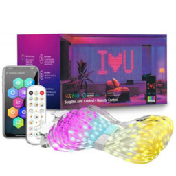 Latto Home Programmable Smart Curtain Lights 3M X 3M, Rgb Led Display With Diy Messages, Patterns & App Control - thumbnail 2