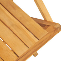 Berkfield 7 Piece Garden Dining Set Solid Wood Teak - thumbnail 5