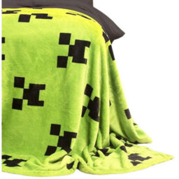 Minecraft Fleece Creeper Blanket Green/black (150Cm X 100Cm) - thumbnail 2