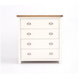Cabinet Bits Lovere 4 Drawer Chest Of Drawers Chrome Cup Handle - thumbnail 1