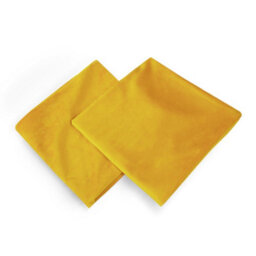Deconovo Set Of 2 Velvet Cushion Covers 50 X 50 Cm Serin Yellow - thumbnail 2