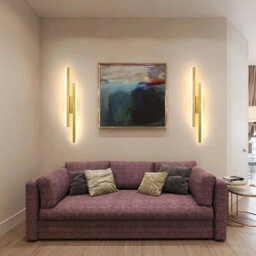 40Cm 16W Led Wall Lamp Gold Modern Warm White Wall Light Indoor Living Room - thumbnail 5