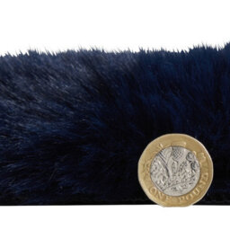 Sheepskin Navy Plain Shaggy Rug, 50mm Thickness Modern Rug, Luxurious Rug For Living Room, & Dining Room-60Cm X 90Cm (Single) - thumbnail 7