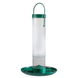 "Garden Gear Supa Hanging Bird Feeder 12"" Suet Pellet Food Holder With Tray For Outdoor Garden For Small Birds By Happy Beaks" - thumbnail 2