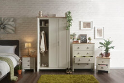 Gfw Lancaster 4 Piece Bedroom Set Cream - thumbnail 1