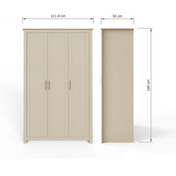 Gfw Lancaster 4 Piece Bedroom Set Cream - thumbnail 8