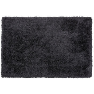 Beliani Shaggygy Rug Cide Black 200 X 300 Cm - image 1