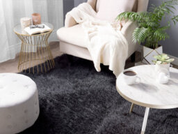 Beliani Shaggygy Rug Cide Black 200 X 300 Cm - thumbnail 2