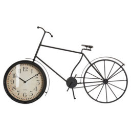 Beliani Retro Clock Lillo 59 Cm Metal Black - thumbnail 1