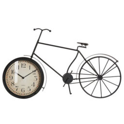 Beliani Retro Clock Lillo 59 Cm Metal Black - thumbnail 4