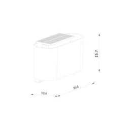 Nordlux Piola Outdoor Plastic Wall Light  White,battery Led - thumbnail 9