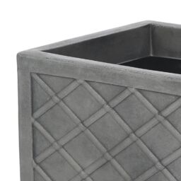 Sankey Large Lazio Square Plastic Planter(W)39.5Cm - thumbnail 2